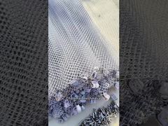 Individuell anpassbare Drahtdurchmesser-Metallgittervorhänge für Raumteiler 6 mm - 20 mm Löcher Demo