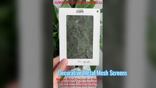 Gewebtes Metallgeflecht, dekoratives Drahtgeflecht, Raumteiler, Fensterschutz, Insektenschutz