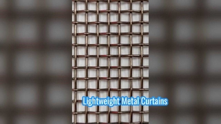 Video mit Details eines Metallgeflechts