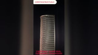 Spiralförmiger dekorativer Metallgeflecht-gebogener kundenspezifischer Edelstahl-Trennwand