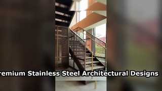 Gewellte gewebte Metallgitter-Treppen-Architekturgitter-dekorative Gitter-Treppengeländer