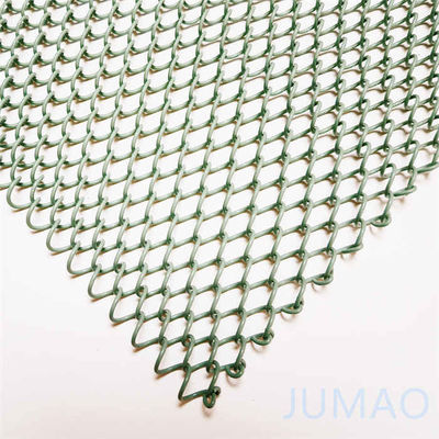 Grünen Glavanisierten Edelstahl Metallnetz Vorhänge Coil Drapery