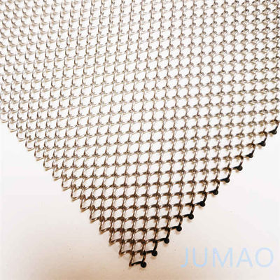 ODM Coil Architektural Mesh Vorhang Metallplatten für Hotel Raum Trennwand