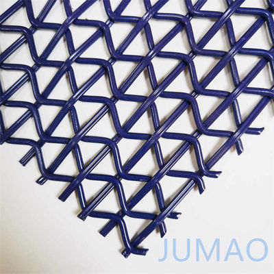 Purpurfarbe Architektonische Masche Dekorative Metallschirm ODM