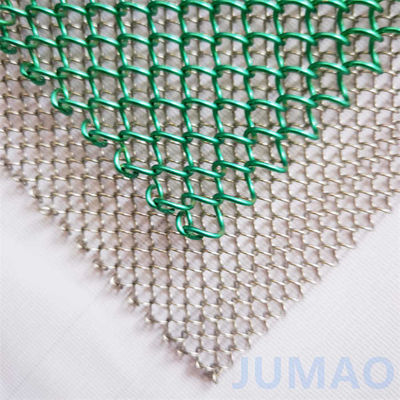 2.0mm Nahtlos gewebte Metallnetz Vorhang Textur für elegante Dekoration