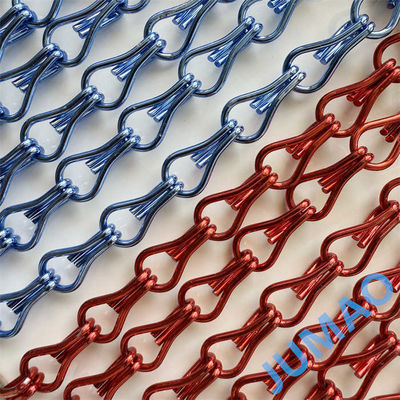 Anpassbare Kettendecken in statischen oder gleitenden Vorhängen mit 1,8 mm oder 2,0 mm Draht