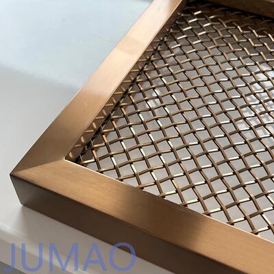 Architektonische Bildschirme Raumtrennscheiben Dekoratives Drahtnetz und Innenausstattung