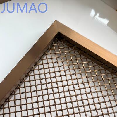 Aluminium Dekorationsdrahtgitterpaneele mit einzigartigen Mustern für Gebäudefassaden