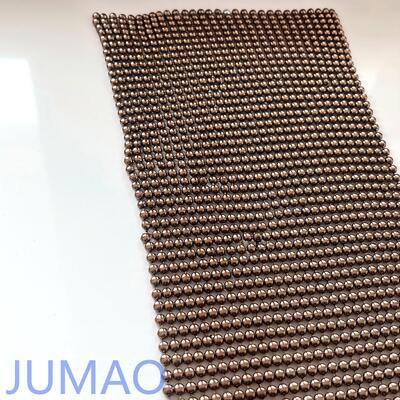 Hochwertiger Metallperlen-Pailletten-Vorhang verbessert das Ambiente durch wunderschöne Lichtbrechung