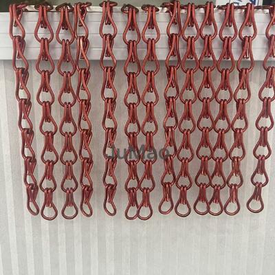 Aluminium-Kettenvorhänge Aluminium-Metallvorhänge Edelstahl Vielseitige Dekorationswände für Gewerbe und Industrie