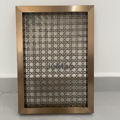 Transparenz 20 bis 80 Prozent dekoratives Metalldrahtgewebe aus SS 304 316 und 316L, perfekt für Deckendekoration und Wandpaneele