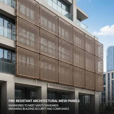 Feuerbeständige Architektonische Gitterpaneele Entwickelt, um Sicherheitsstandards zu Erfüllen und die Gebäudesicherheit und -konformität zu Verbessern