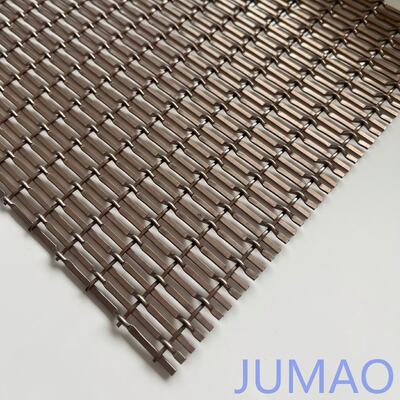 Ästhetisch modern gewebtes architektonisches Metallnetz Elegantes Raumteiler mit guter Privatsphäre