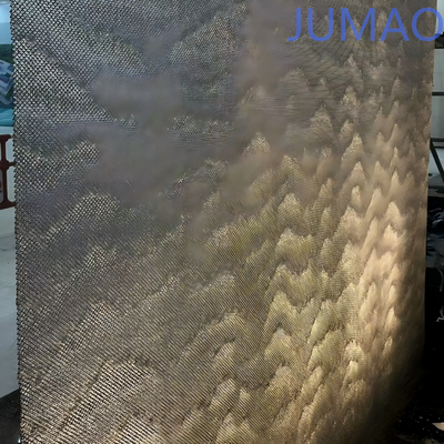 Customizable Elegant Water Mesh Curtain With Gentle Noise